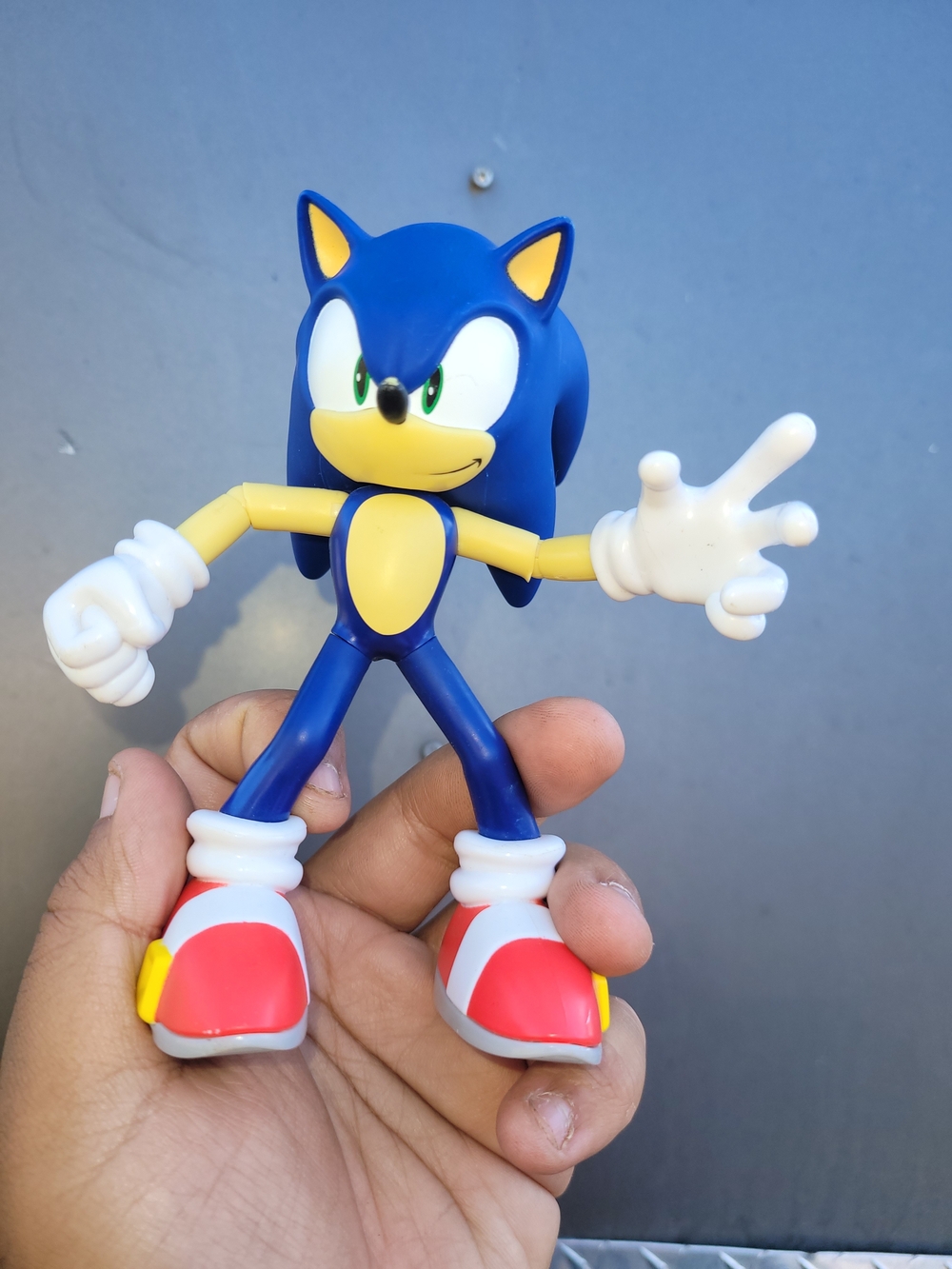 Sega Sonic The Hedgehog Deluxe Collectible Poseable 4" Action Figure Jakks Toy